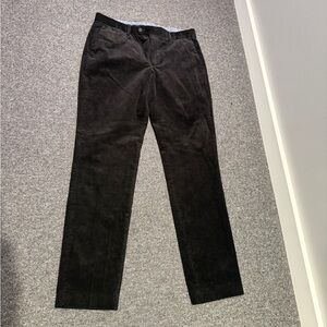 Bonobos Black Corduroy Pants 34 x 34